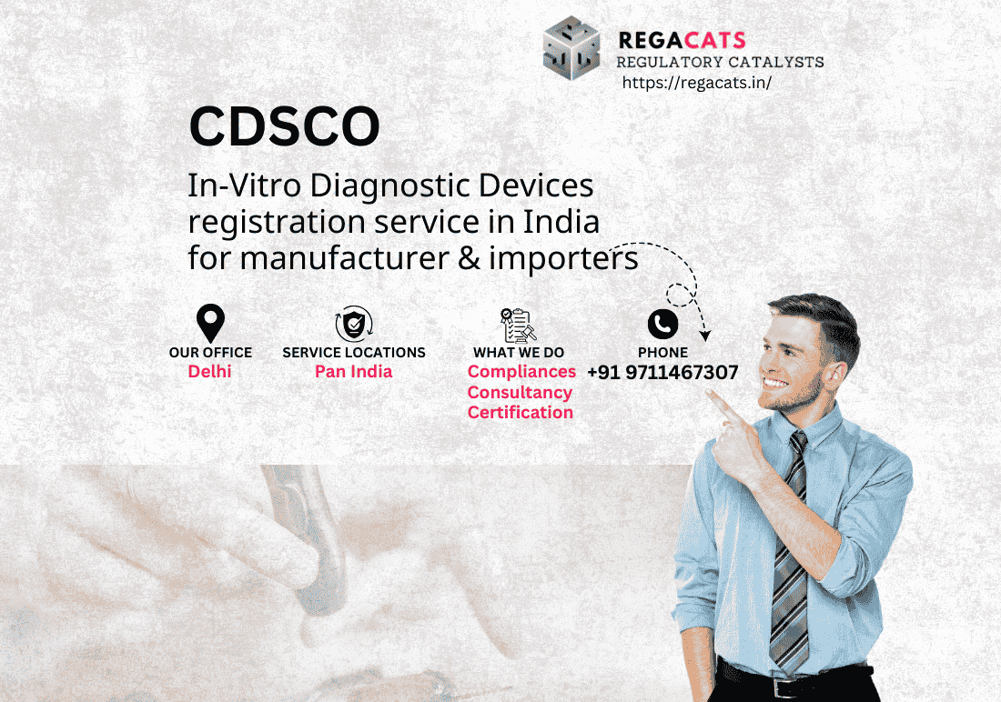 "RegaCats assists with submitting applications, preparing documents, and passing inspections for in-vitro diagnostic device certification.